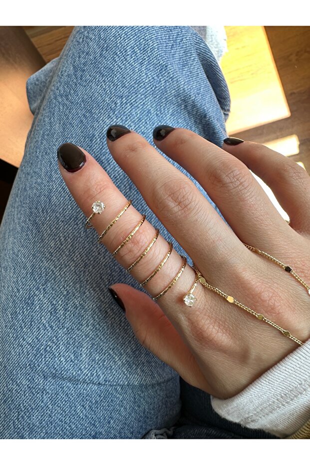 Spiral Ring with Stone - 2
