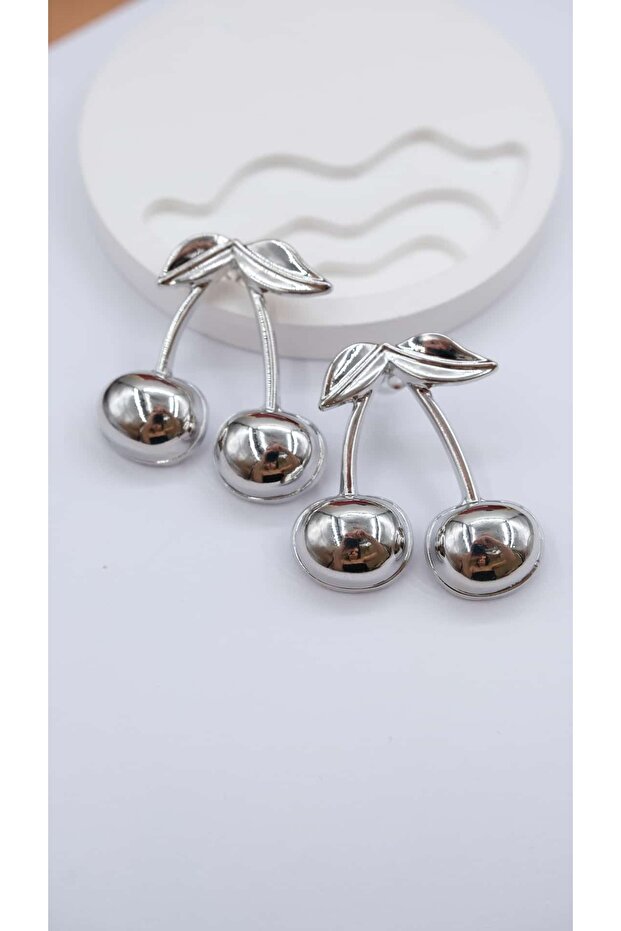 Cherry Figure Maxi Earrings