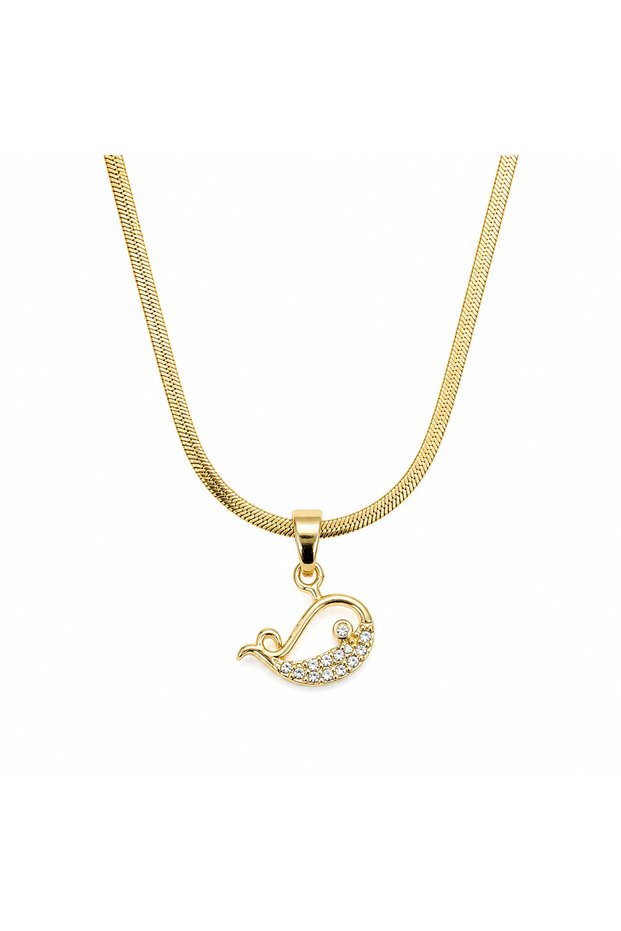 Premium Italian Chain Women's Necklace Special Series 40 + 5 cm Gold - 2026 Summer Necklace