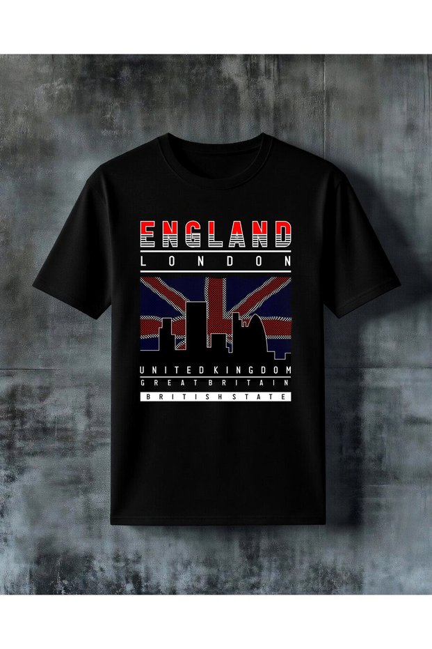England London Skyline Printed Oversize T-Shirt