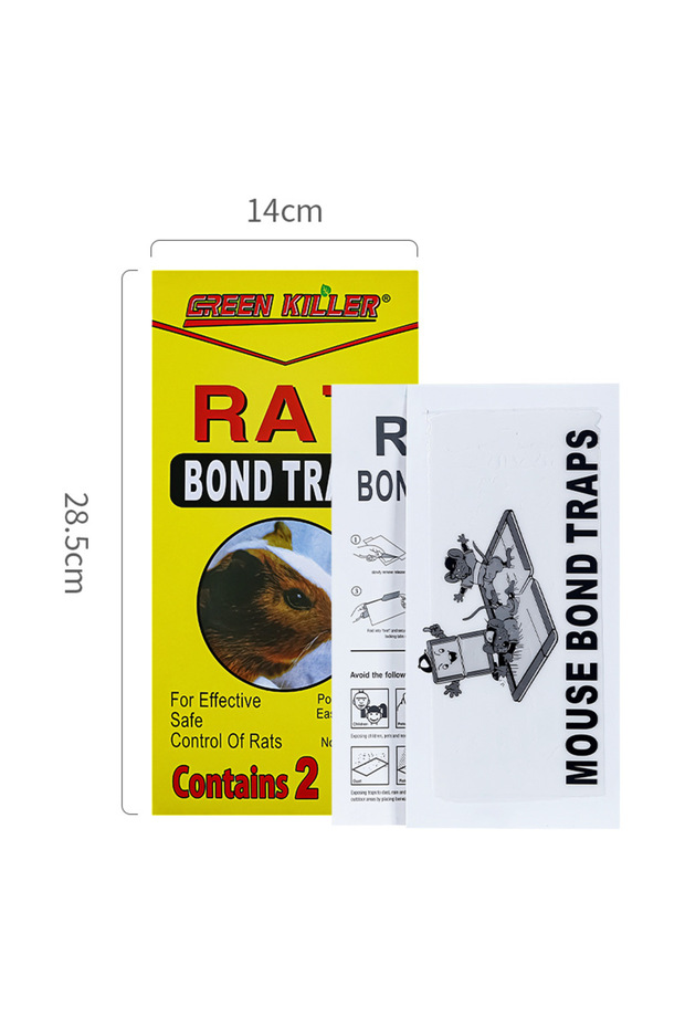 L 2pcs Indoor Strong Adhesive Fly Trap Mouse Sticker Cockroach Ant Trap with Bait High Efficiency Ca