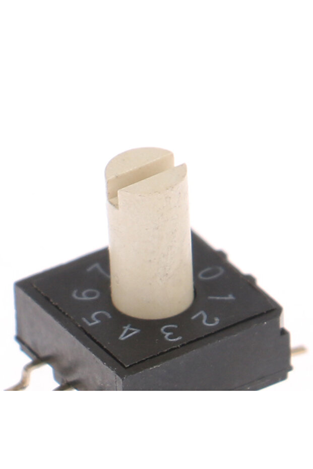 مفتاح دوار RM3HAF-10 مقاس واحد، مفتاح ترميز 10 0-9، رقعة 3:3 مع مقبض، مفتاح ترميز دوار - 5