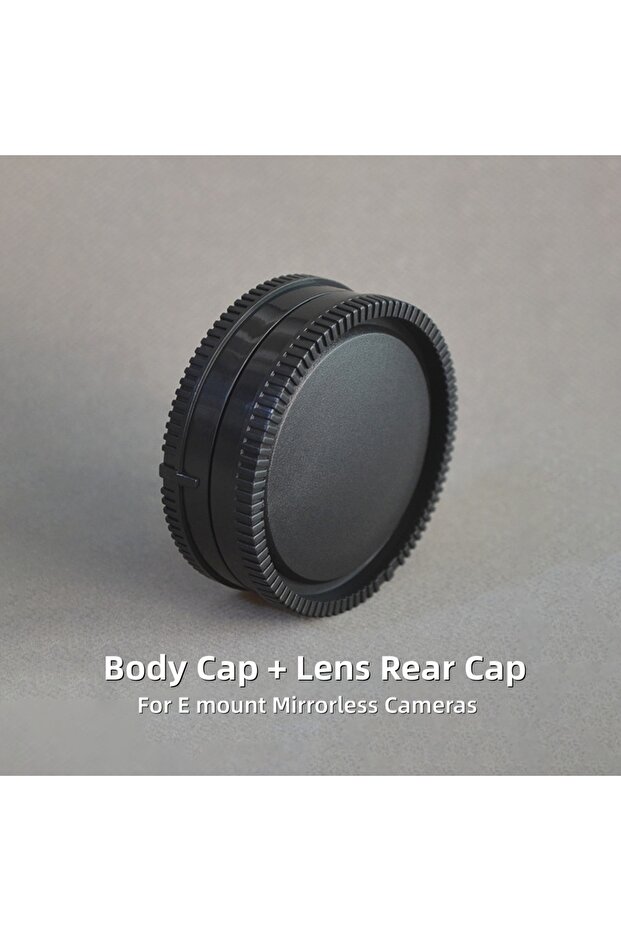 غطاء جسم الكاميرا من سوني E mount، غطاء عدسة الكاميرا لـ E Mount NEX-3 NEX-5 NEX-6 NEX-7 ZV-E10 A6300 A6