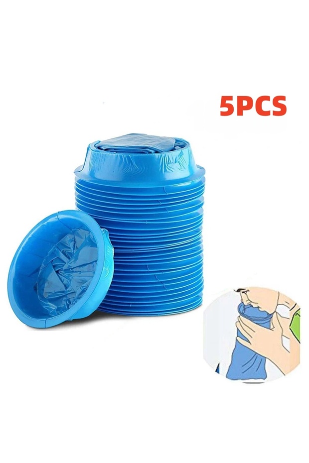 5PCS 5-25Pcs 1000ML Portable Disposable Travel Car Airplane Motion Sickness Nausea Vomit Cleaning Ba