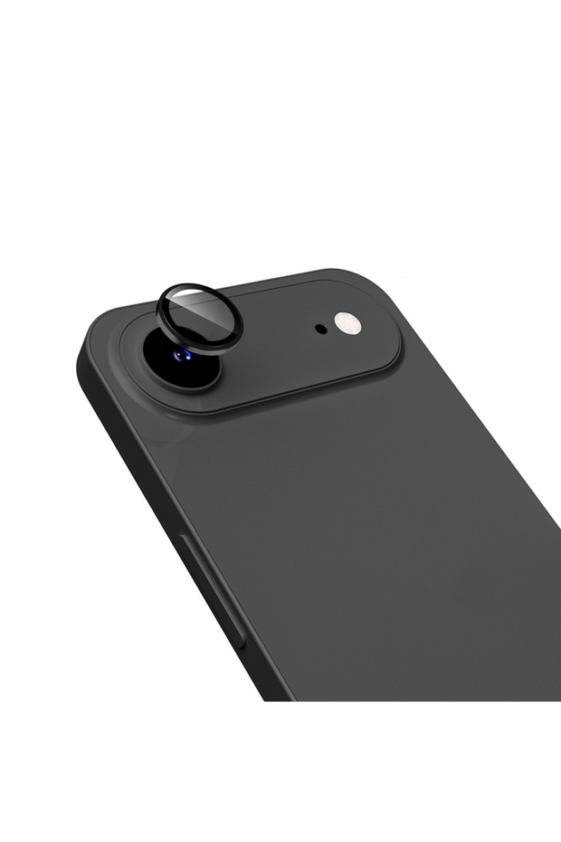 iPhone 17 Air Compatible Camera Lens Protector Micro Glass T38360 - Black