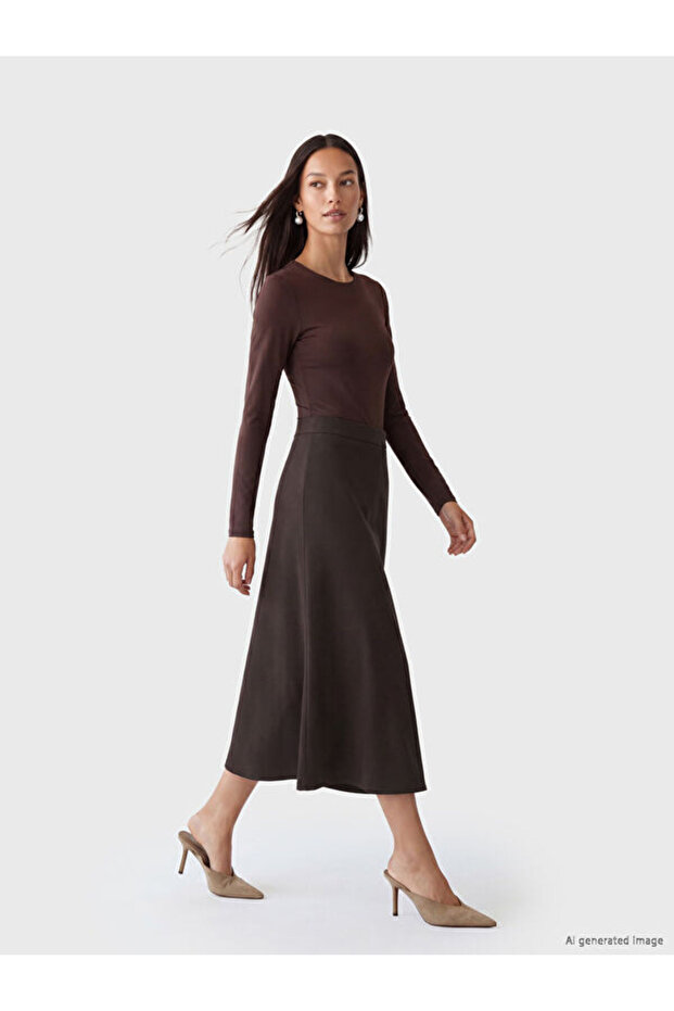 Quality Pieces from Çelebi Store: Belted Flared Skirt