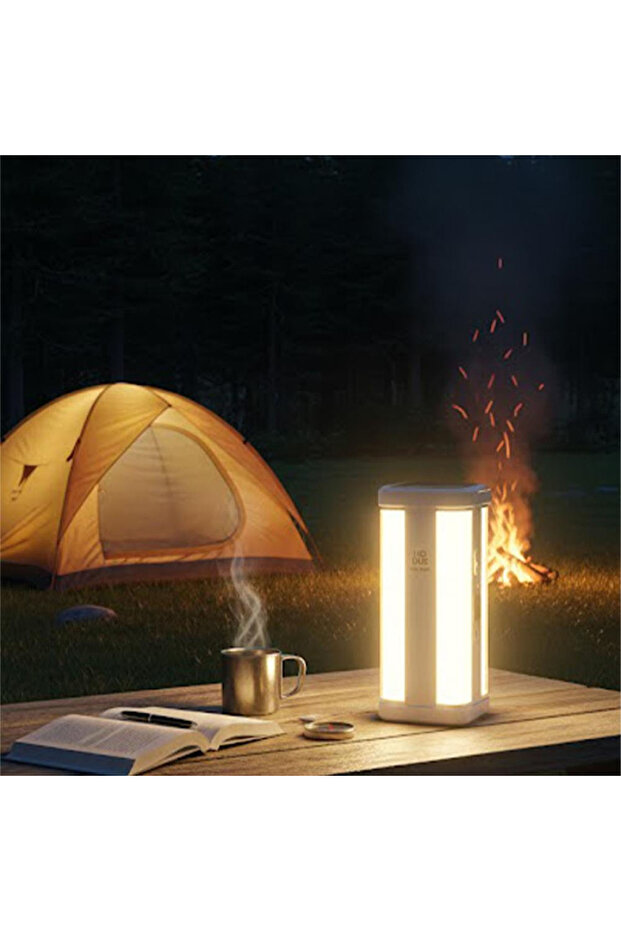 مصباح LED محمول قابل لإعادة الشحن HG DUE HG-1664 بسطوع قوي للطوارئ والتخييم
