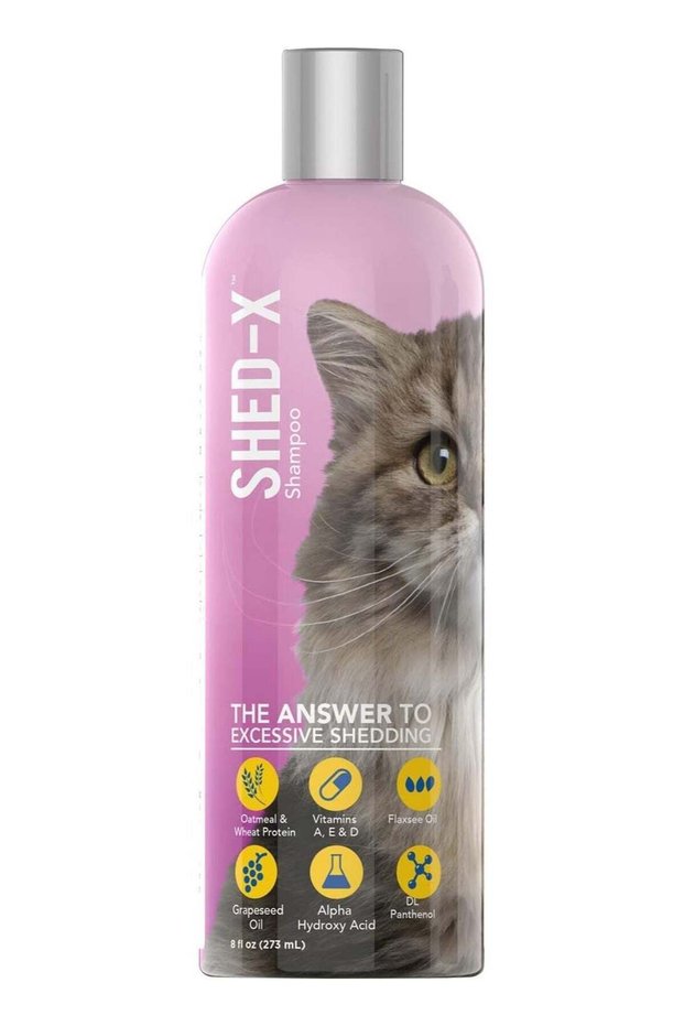 Synergy Labs Shed‑X Shampoo, Shedding Control & Coat Nourishment for Cats 237ml From Varmacy