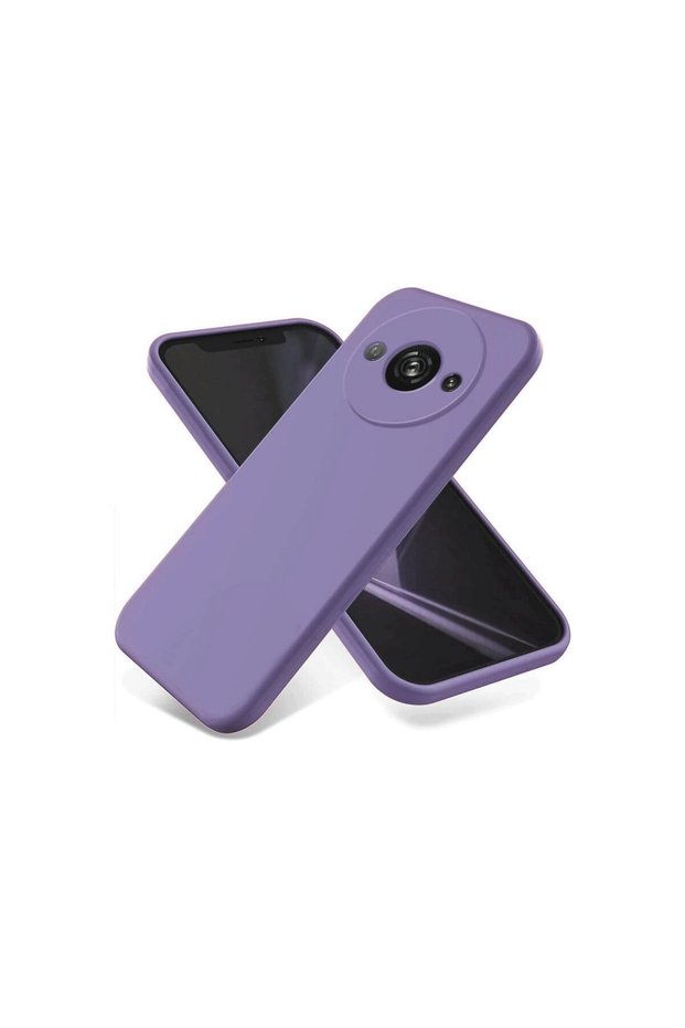 حافظة هاتف Xiaomi Redmi A3 4g من السيليكون الأول - أرجواني