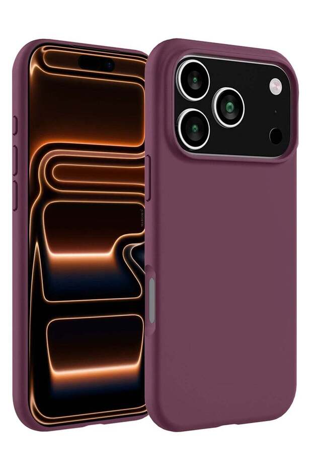 Silicone Protective Phone Case for iPhone 17 Pro - Soft Anti-Scratch Microfiber Lining