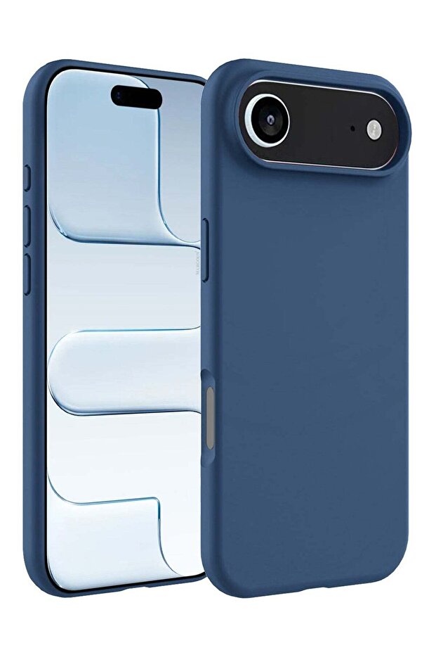 Liquid Silicone Protective Phone Case for iPhone 17 Air, Soft Anti-Scratch Microfiber Lining