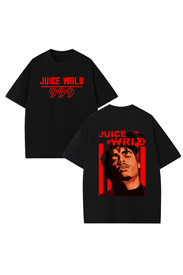 Juice World Printed Unisex 100% Cotton Oversize T-Shirt