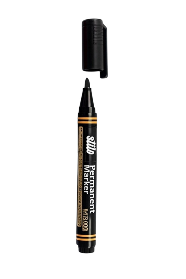 Permanent Kalem Round Tip Black - 1