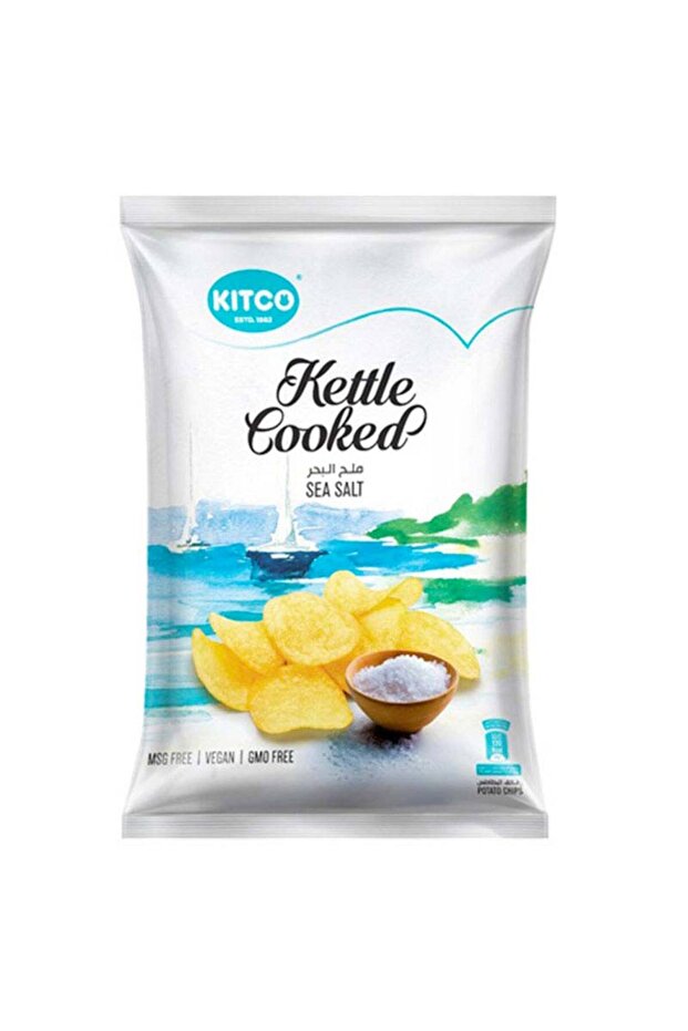 Kettle Cooked Sea Salt Chips 40g
