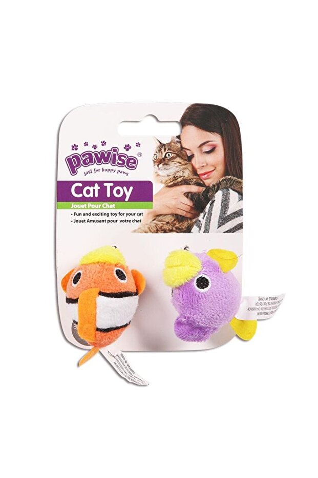 Fish Cat Toy 2Pk