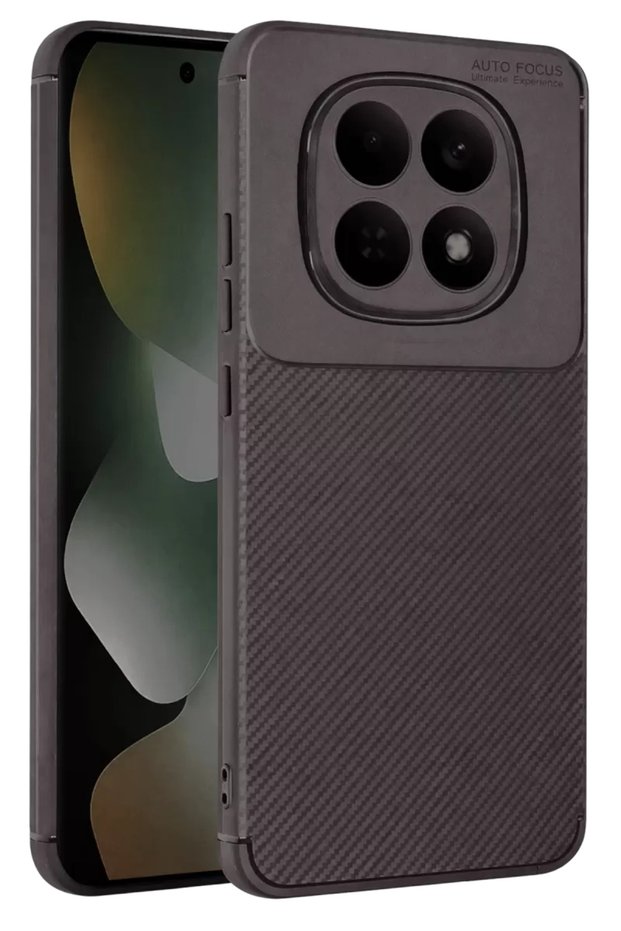 Xiaomi Redmi Note 15 Pro 5G غطاء كربون مع تركيز تلقائي - رمادي
