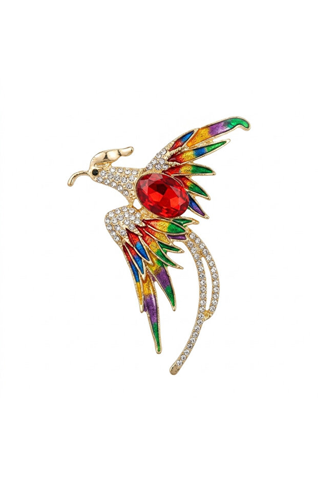 Broșă Pasăre Phoenix