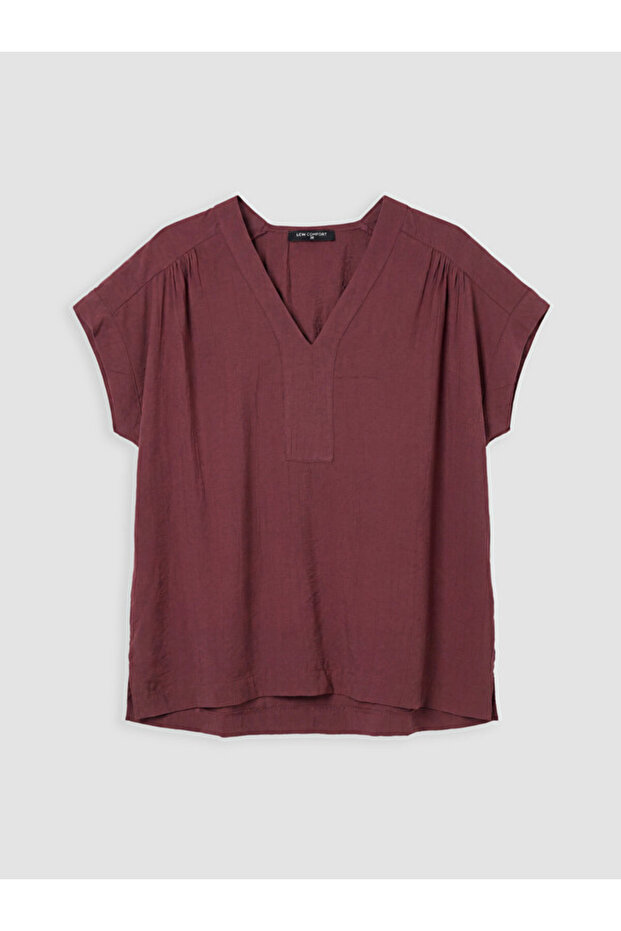 I V Dikim Ruched Bluz from Freezen Store