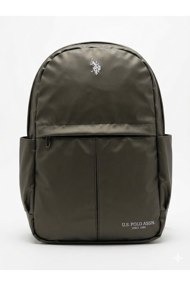 Khaki Unisex Backpack Laptop and School Bag PLCAN26163