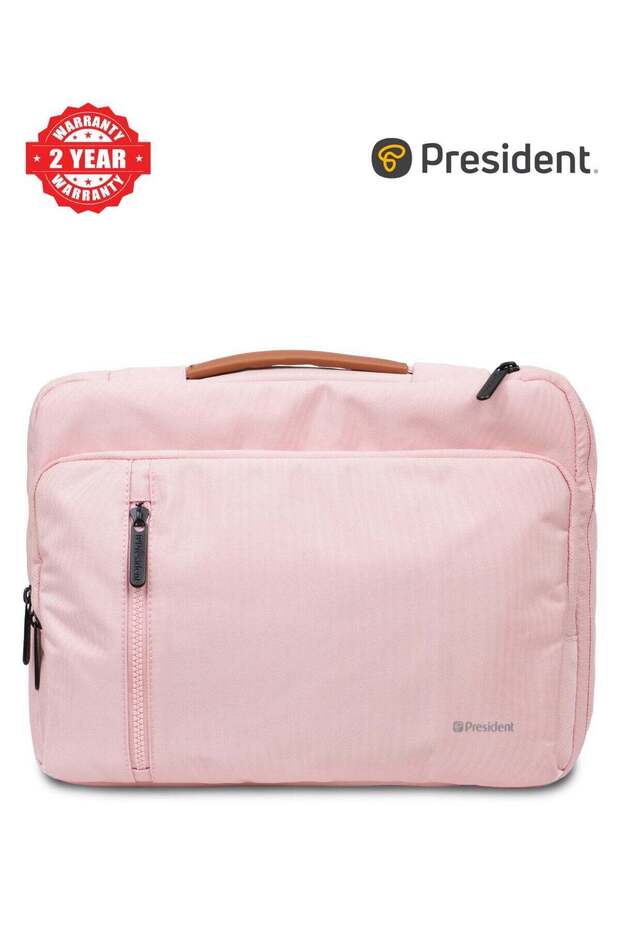 Waterproof lightweight business laptop bag, can be divided into partitions to store MacBook Air, iPad, mouse and data cables, etc. ( PINK )