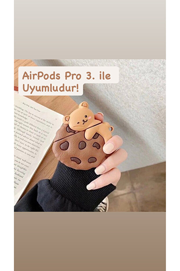 Cute Cookie Monster Character Silicone Earphone Case Compatible with Apple AirPods Pro 3Rd