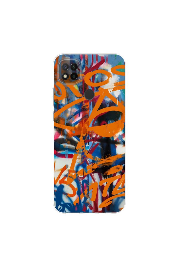 Redmi 9C Compatible Graffiti 2 Design Transparent Case