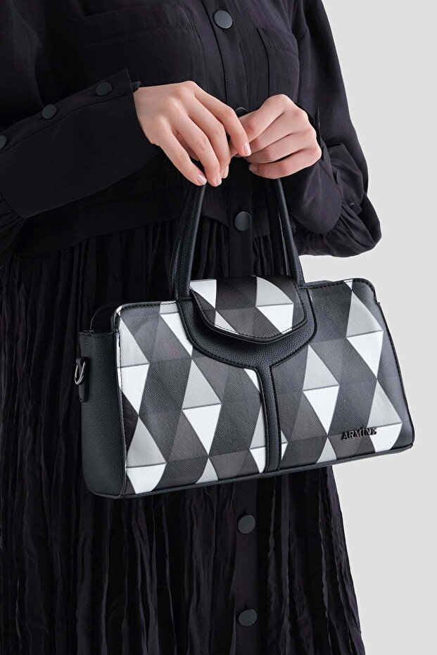 Plaid Bag Black