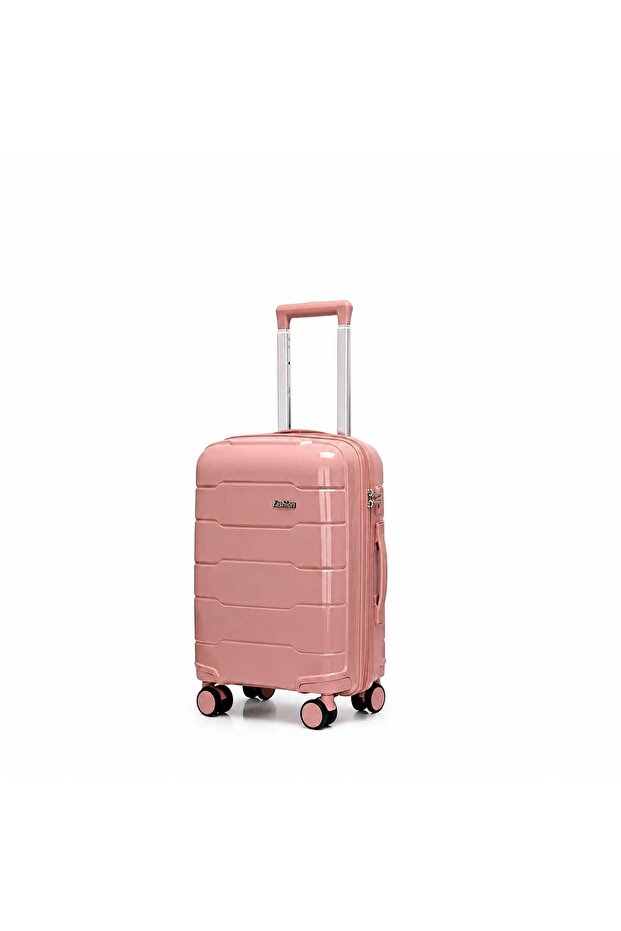 20 Inch Carry-On Suitcase, PP Unbreakable Hard Shell Cabin Luggage with Spinner Wheels