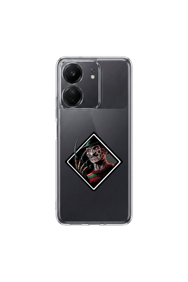 Poco C65 Compatible Horror 2 Design Transparent Case