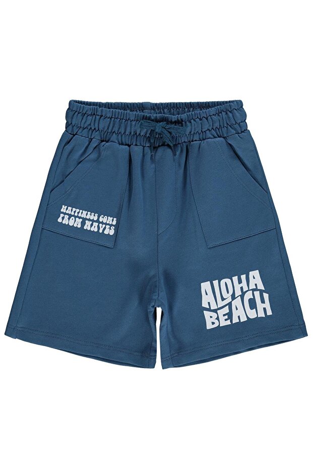 Aloha Beach Shorts for Ages 2-5 - Green