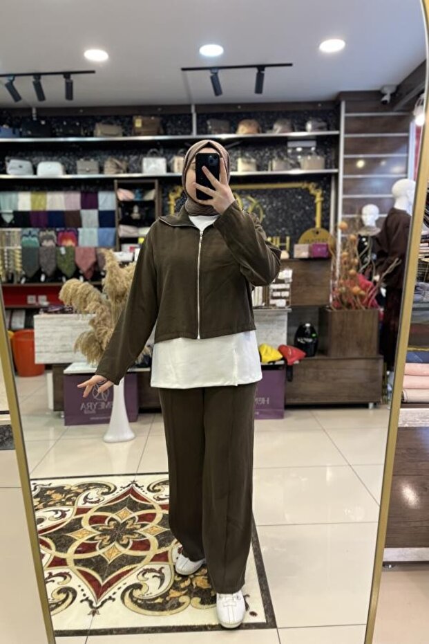طقم بنطلون ثلاثي