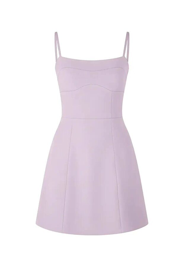 Rochie mini cu bretele - 1