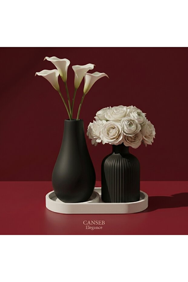 3-Piece Premium Avangard - Vase Set - Special Craftsmanship - Luxurious Design