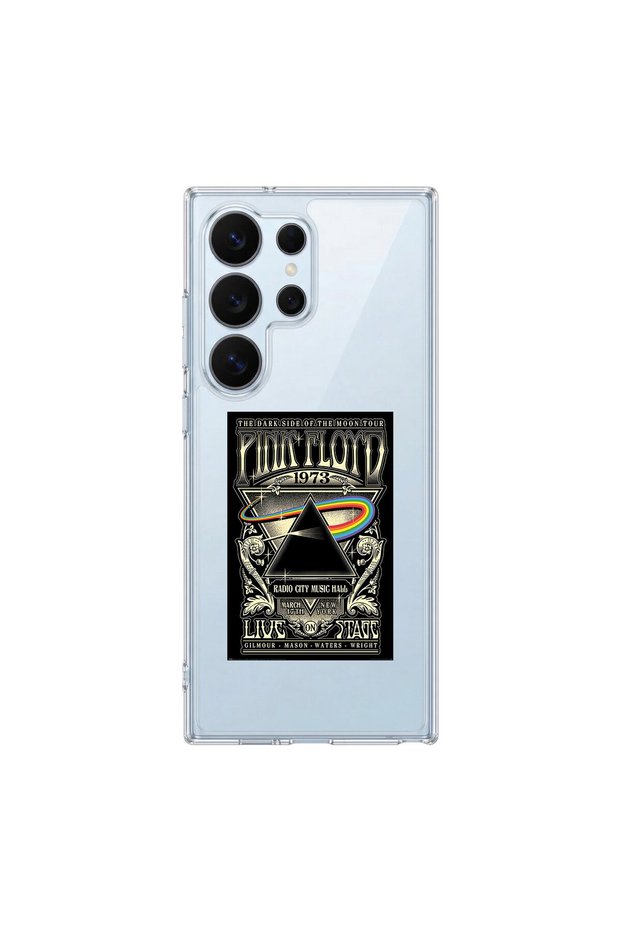 Samsung Galaxy S26 Ultra Compatible Metal 11 Design Transparent Case
