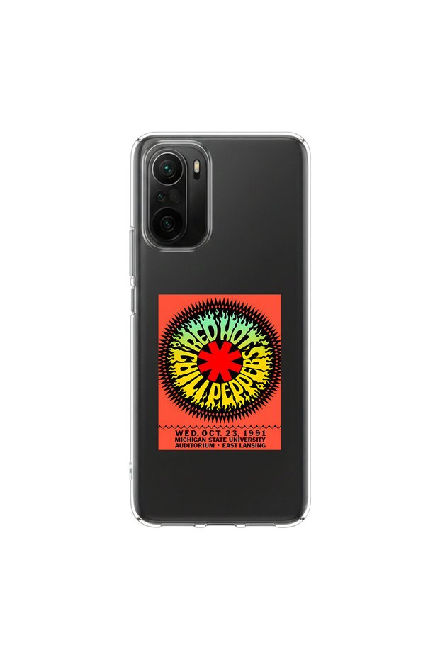 Poco F3 Compatible Metal 14 Design Transparent Case
