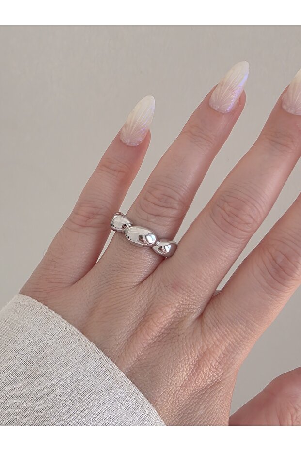 Fennty Silver Ring Adjustable - 1