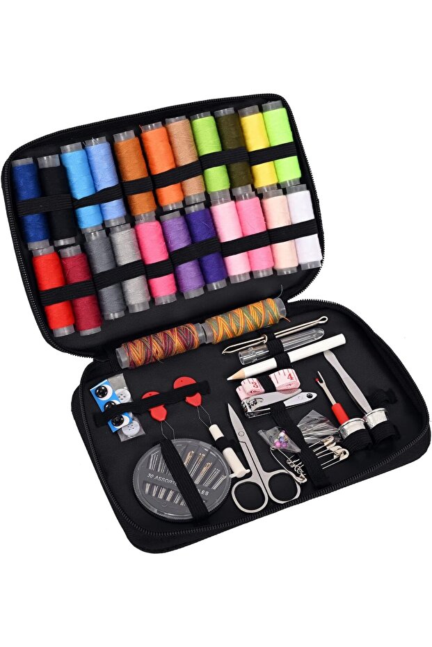 95 Pcs Portable Sewing Kit; Ultimate DIY Sewing Solution, Comprehensive Sewing Thread Kit