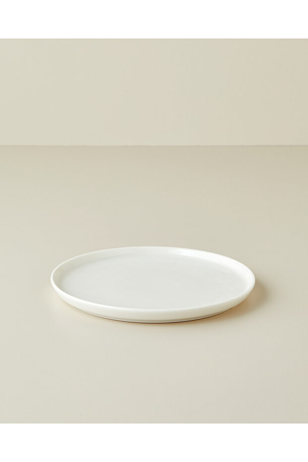 Verona Porcelain Cake Plate 21 cm White