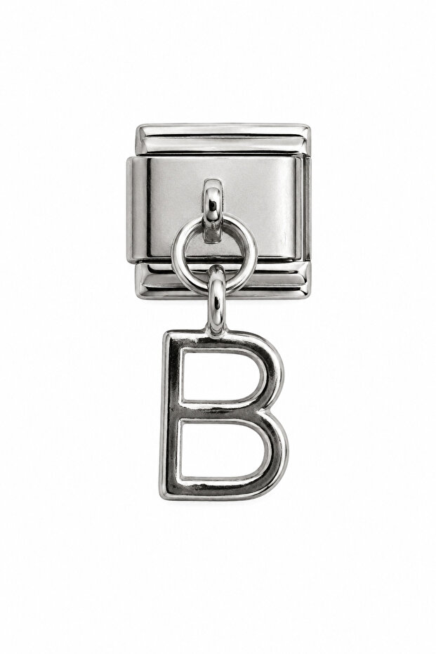 Gift Letter Charm Stainless Steel Bracelet