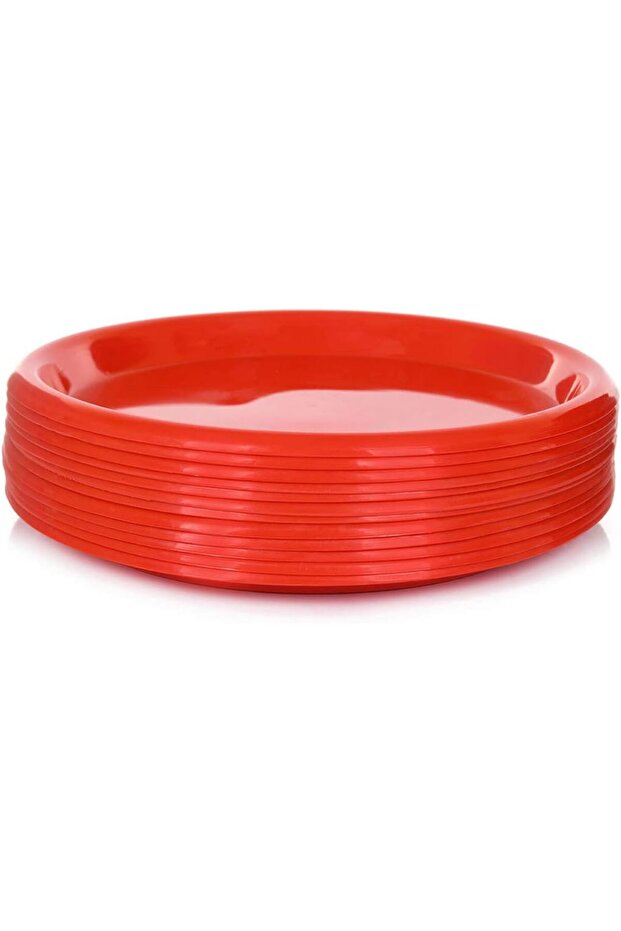B&S Re-usable Plastic Plates 12pc pack - Assorted