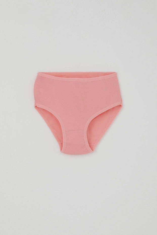 Girls' Panties Solid Color 3-13 Years, Coral