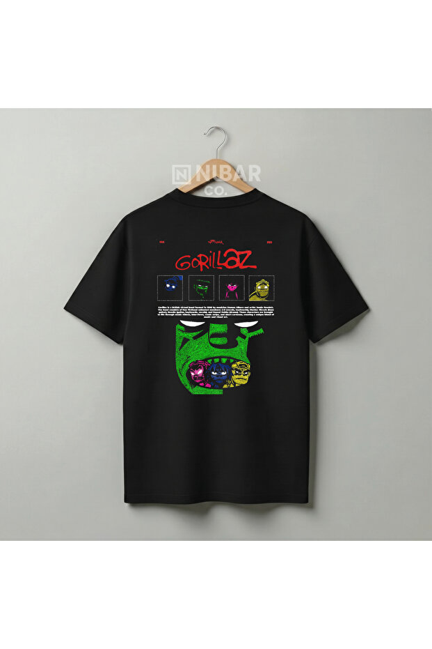 Gorillaz Rock Custom Design Cotton T-Shirt