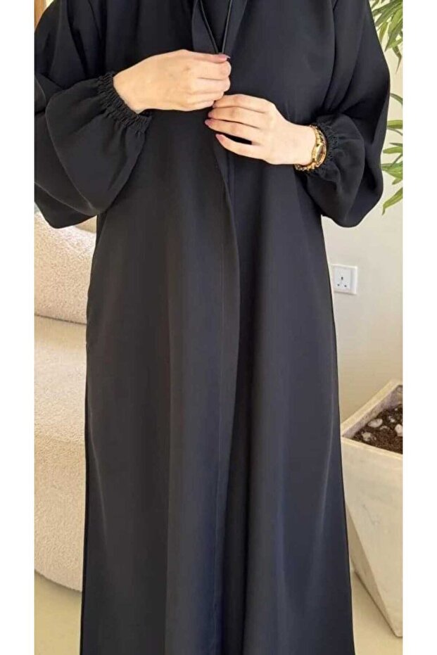 عبايه جيوب سحاب مخفي - 3