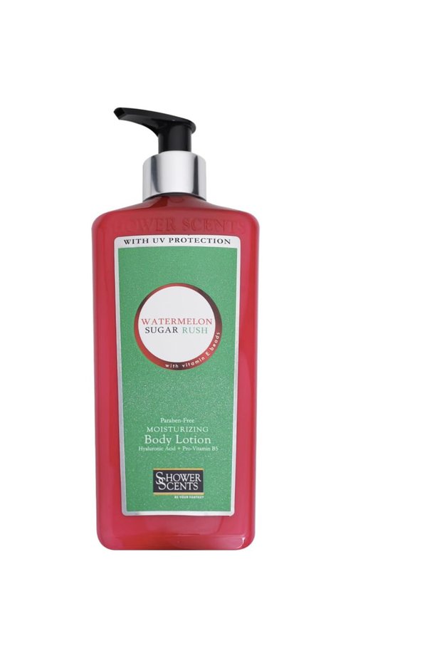 Watermelon Sugar Rush Paraben-Free Moisturizing Body Lotion with Hyaluronic Acid, Pro-Vitamin B5, Vitamin E and UV Protection 312ml