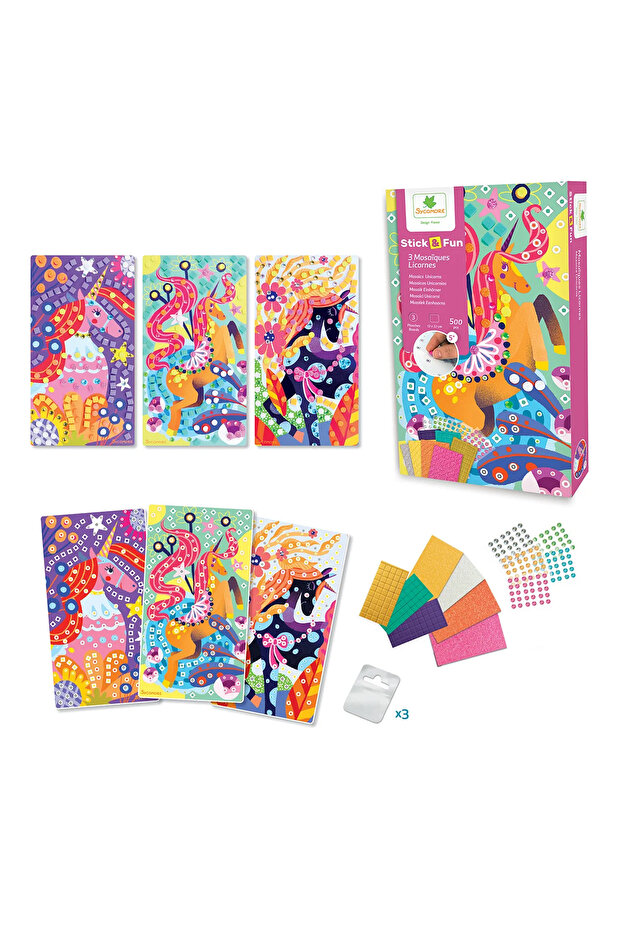 Set creativ de mozaic, Unicorni - 2