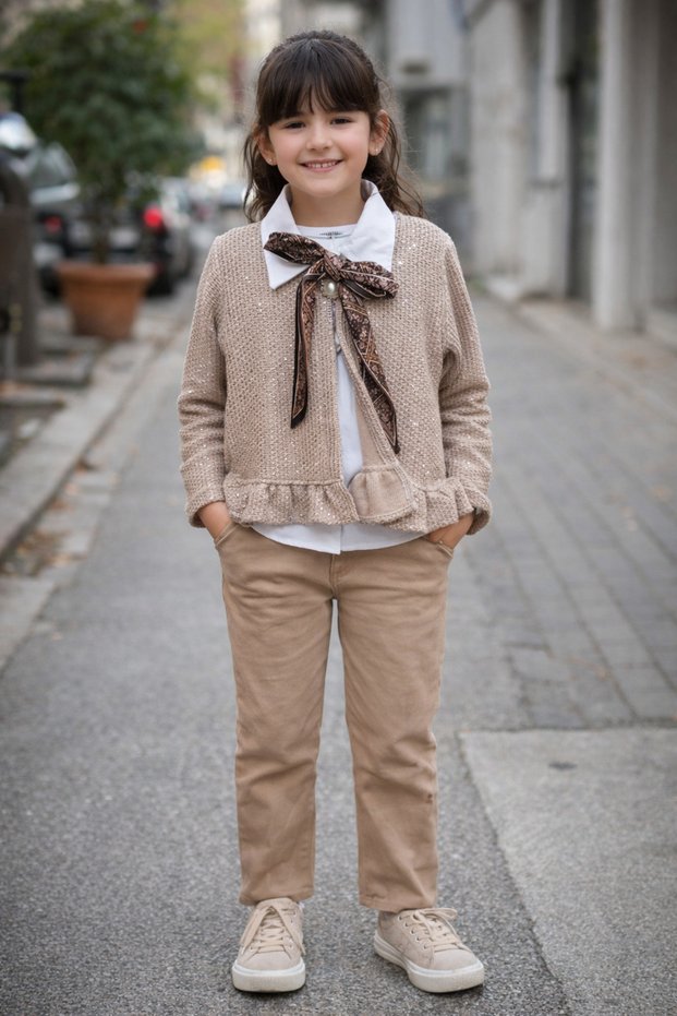 Girls' Flarli Pul Sequined Suit