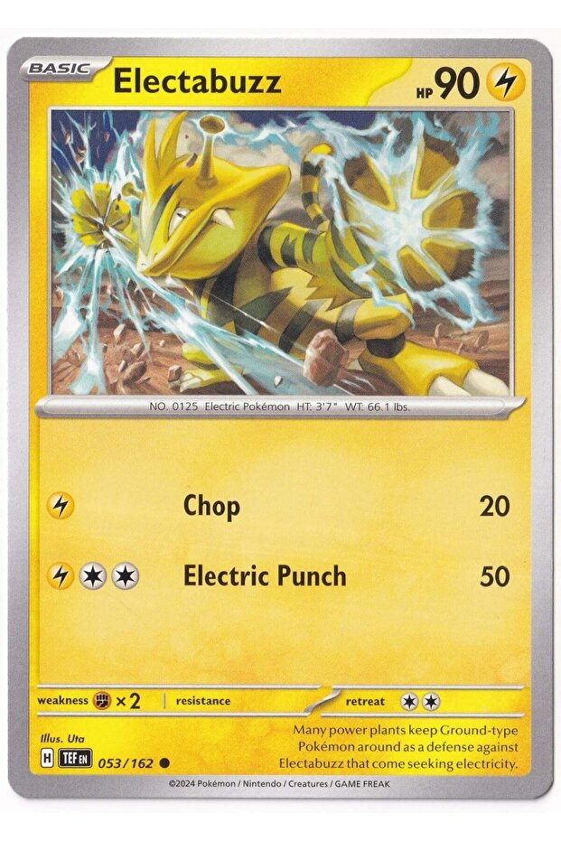Electabuzz 053/162 - Temporal Forces - Kart (Mint)
