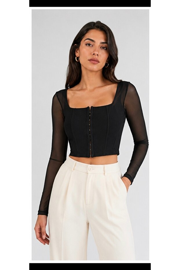 Underwire Crop Bustier - 2