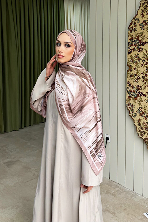 شال أكوا ناعم منقوش من أهنك