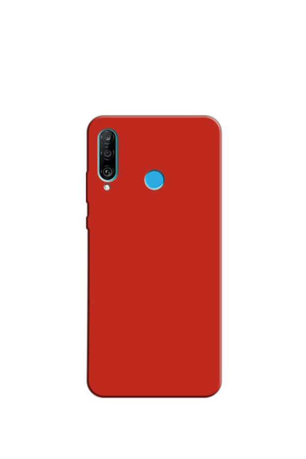 Huawei P30 Lite Compatible Red Launch Velvet Phone Case